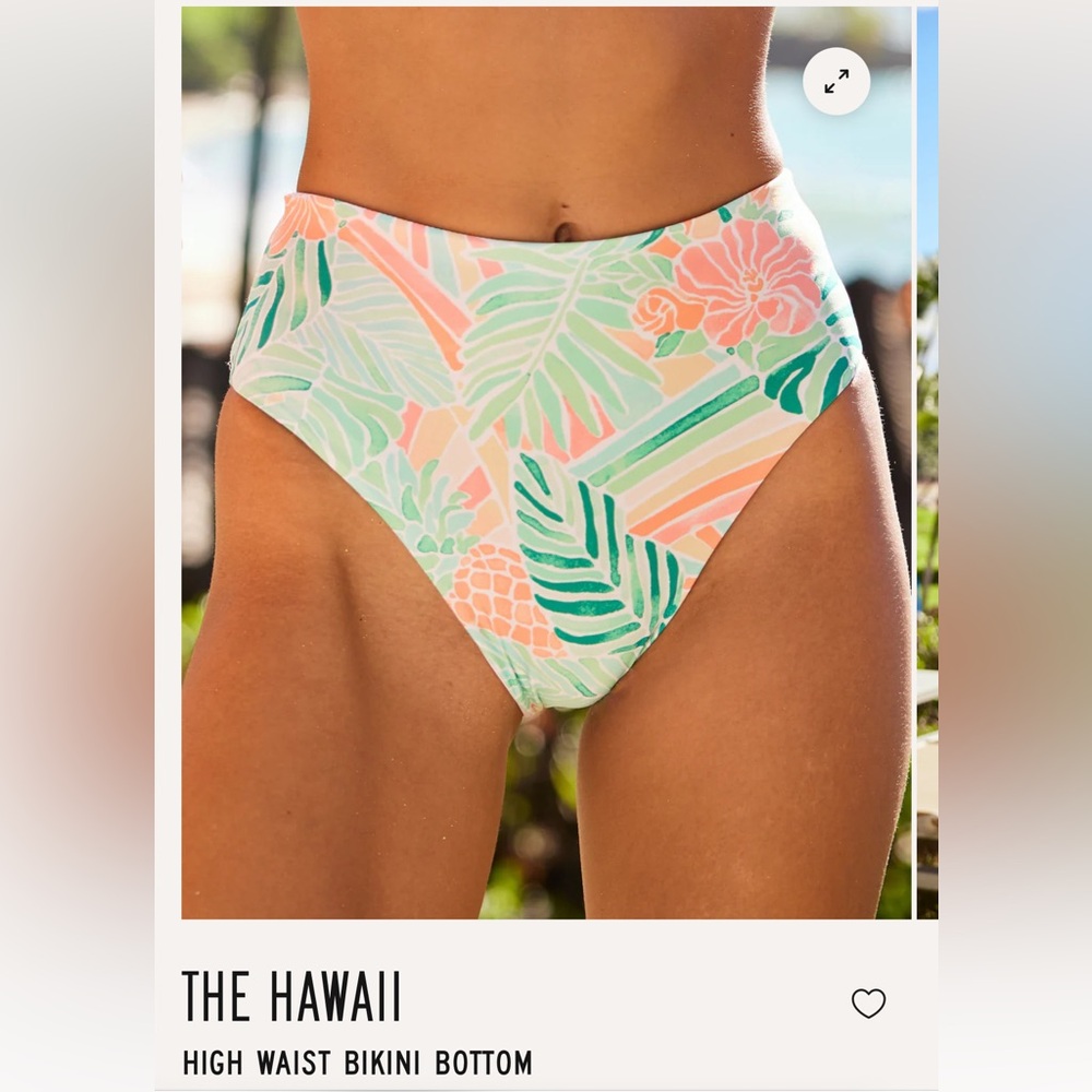 Kenny Flowers THE Hawaii HIGH WAIST bikini BOTTOM size S